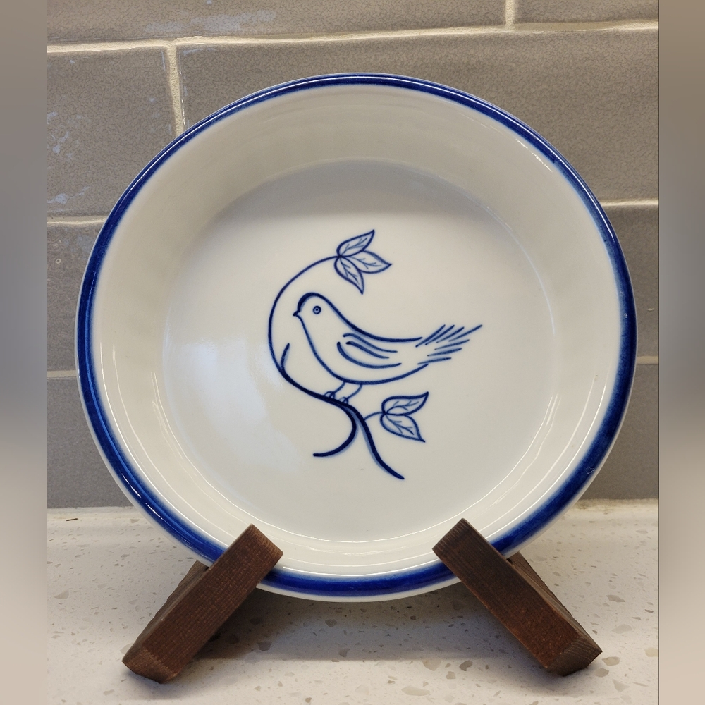 Viana Do Castelo Blue and White Bird Baking Dish